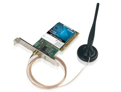 D-Link DWL-G550 802.11g 108mbps High Powered Wireless PCI Adapter for Faster Internet Connection
