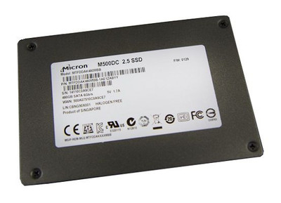 Micron MTFDDAK480MBB-1AE1ZA M500dc 480GB SATA-6Gbps MLC 2.5 SSD for Servers
