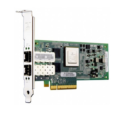 NetApp QLE8152-NAP Dual-Ports 10Gbps Gigabit Ethernet PCI Express 2.0 x8 Host Bus Network Adapter for HP servers.