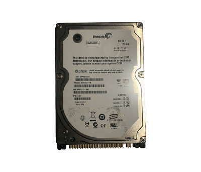 Seagate 20GB 5400RPM IDE Ultra ATA/100 ATA-6 2MB Cache 2.5-Inch Hard Drive for laptops