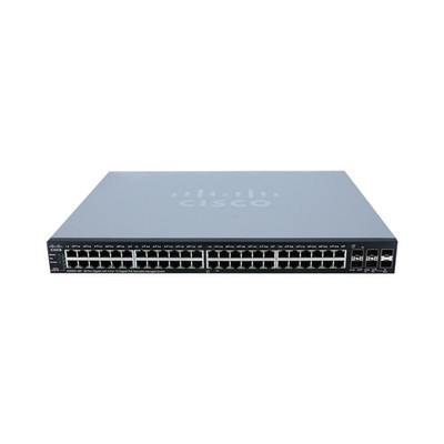 Cisco SG500X-48P 48-Port Gb PoE Switch with 4 10-Gb Ports - Stackable Managed Switch for Networking Servers