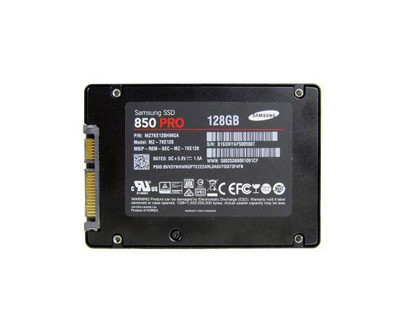 Samsung 850 Pro Series 128GB 2.5 SATA 6Gb/s SSD for high-speed data storage in laptops