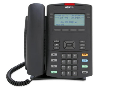 Nortel 1220 IP Phone with Headset, RJ-45 Ports, PoE - Compatible with VoIP Systems