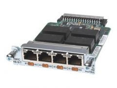 Cisco HWIC-4B-S/T 4-Port ISDN BRI S/T WAN Interface Card for High-Speed Connectivity in Networking Servers