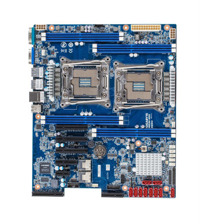 Gigabyte MD30-RS0 Dual LGA 2011-3 Intel Xeon E5-2600 V3/ V4 DDR4 ATX Server Motherboard - Supports 8x DIMM, 9x SATA 6