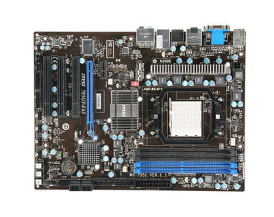 785GT-E63 - MSI Desktop Motherboard AMD Socket AM2+ PGA-940 ATX 1 x Processor Support 16GB DDR2 SDRAM Maximum RAM