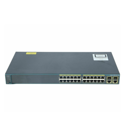 Cisco Catalyst 2960 Plus 24 10/100 + 2T/Sfp Lan Base switch, refurbished, for networking setups Cisco Catalyst 2960 Plus 24 10/100 + 2T/Sfp Lan Base switch, refurbished, for networking setups