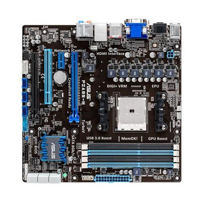 Asus F2A85-M/CSM Desktop Motherboard AMD A85X Chipset FM2 Socket - Compatible with AMD processors, ideal for desktop PCs