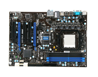 MSI 870A-G54 Desktop Motherboard AMD Chipset ATX Socket AM3 16GB DDR3 SDRAM SATA/ATA Compatible with AMD processors