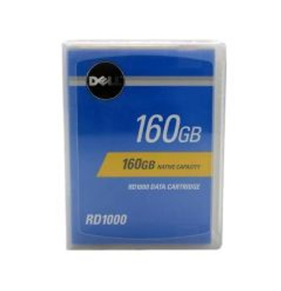Dell 160GB Data Cartridge for PowerVault RD1000 storage backup compatible with Dell servers