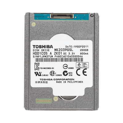 Toshiba 200GB 4200RPM SATA 1.5Gb/s 16MB Cache 1.8-Inch Hard Drive for MK2039GSL - Compatible with laptops