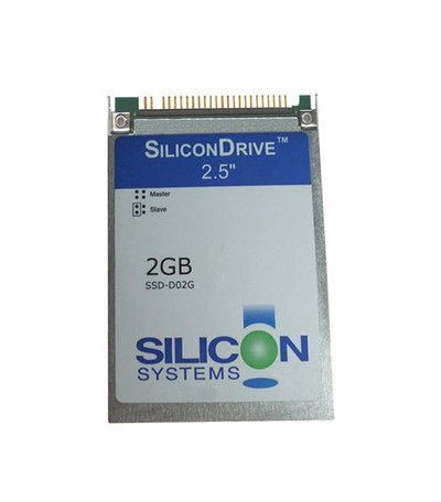 SiliconSystems SiliconDrive 2GB ATA PC Card Type II SSD for Industrial Use