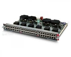 Cisco Catalyst 4500 48-Port RJ-45 PoE Gigabit Ethernet Line Card for WS-X4548-RJ45V - Network Switches