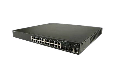 Dell PowerConnect 3524P 24 Port PoE Ethernet Switch for Rack-mountable Network, Managed, Fast Ethernet, 210-19770