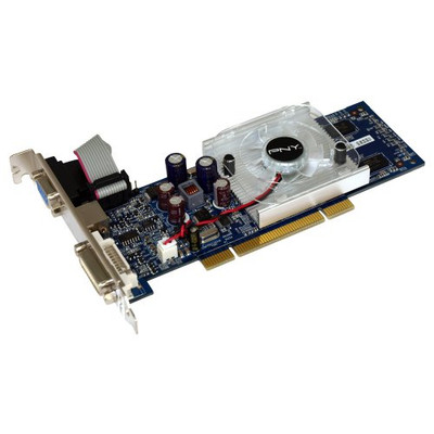 PNY GeForce 8400 GS 512MB DDR2 64-Bit PCI-Express Graphics Card - DVI/S-Video/VGA - VCG84512SPPB - for multimedia use