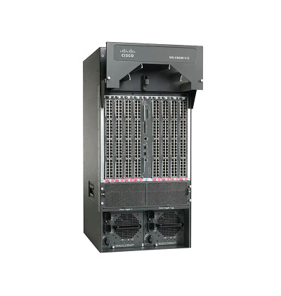 Cisco Catalyst 6500 Enhanced 9-Slot Chassis, Vertical, No Power Supply Fan, Compatible with WS-C6509-V-E-RF Servers