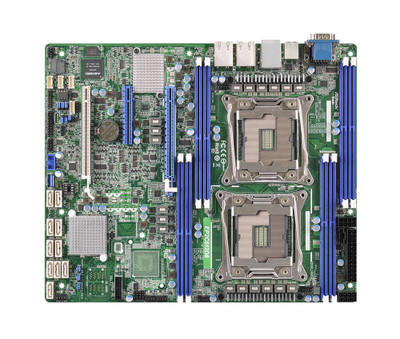 AsRock EP2C612D8 ATX Intel Xeon DDR4 LGA-2011 Motherboard - Compatible with Intel Xeon processors, ideal for server use