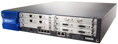 Juniper Netscreen SSG-520 Secure Services Gateway with 4 10/100/1000Base-T Ports for Network Security