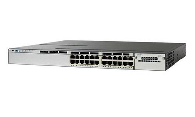 Cisco Catalyst 3750-X 24-Port PoE+ Ethernet Switch for Rack-mountable Servers