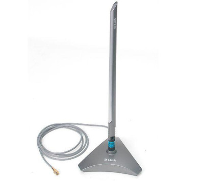 D-Link 2.4GHz Omni-Directional 7dBi Indoor Antenna for ANT24-0700 - Compatible with Wi-Fi Routers