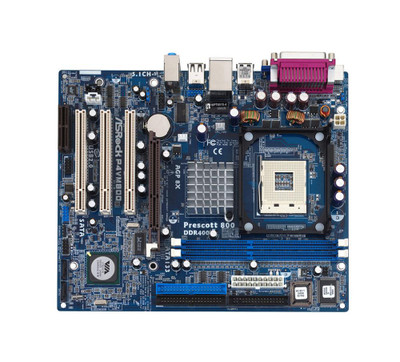 P4VM800 ASRock Socket 478 VIA P4M800 + 8237R Chipset Intel Pentium 4/ Celeron Processors Support DDR 2x DIMM 2x SATA