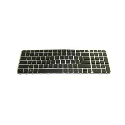 HP Keyboard Isk/pt/bl Nsv W8 Us - 698404-001 - Compatible with HP laptops - Black keyboard with numeric keypad