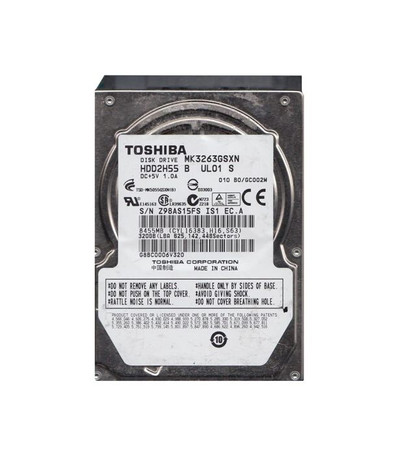 Toshiba 320GB 5400RPM SATA 2.5 Hard Drive for HDD2H55 - Server Storage