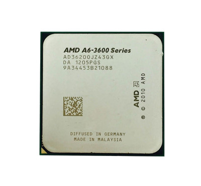AMD A6-3620 Quad-core 2.2Ghz Processor for Socket FM1 - AD3620OJZ43GX - CPU compatible with FM1 motherboards