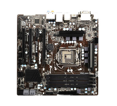 ASRock Z77 Pro4-M LGA 1155 Micro-ATX Motherboard Intel Z77 Chipset DDR3 SATA3 Compatible with 3rd & 2nd Gen CPUs