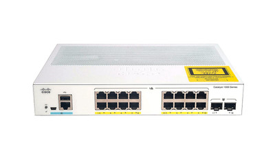 Cisco Catalyst 1000 Switch with 16 Ethernet Ports and 2 SFP Uplinks - C1000-16T-2G-L-RF - Network Switches