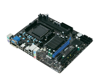 MSI Socket AM3+ AMD 760G + SB710 Chipset Micro-ATX Motherboard for AMD Processors - DDR3 Support, 6x SATA2 Slots
