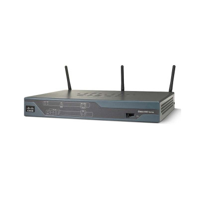 Cisco SRST881 ENet FXS FXO Sec Router 802.11n ETSI Comp - mounted in a server rack
