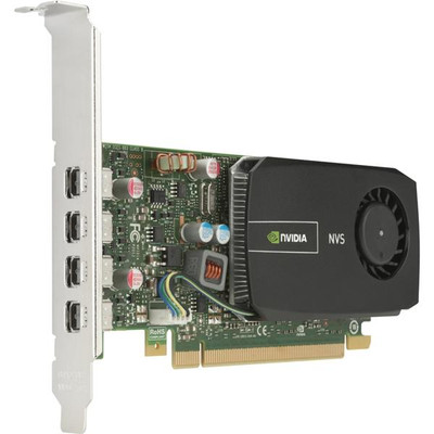 C2J98AT - HP nVidia NVS 510 PCI Express 2.0 x16 2GB DDR3 797MHz Low Profile 4 x Mini DisplayPort Video Graphic