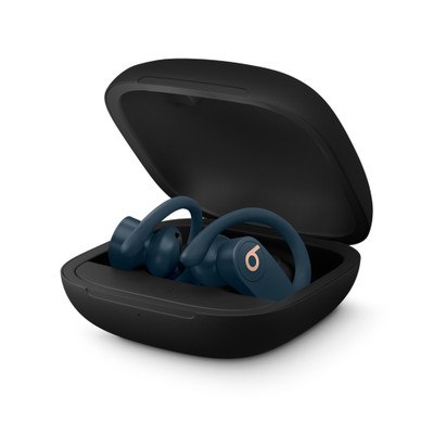 Apple Power Pro Wireless In-Ear Headphones Navy with Microphone and Volume Control - Compatible with Apple devices Apple Power Pro Wireless In-Ear Headphones Navy with Microphone and Volume Control - Compatible with Apple devices