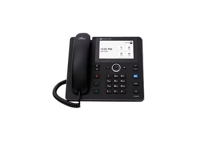 AudioCodes C455HD IP Phone Black Wired Handset Android for TEAMS-C455HDPS, compatible with TEAMS-C455HDPS servers