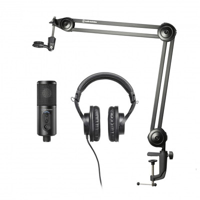 Audio-Technica Creator Pack PC Microphone 30-15000 Hz 24 Bit 192 kHz - Ideal for professional recording and streaming