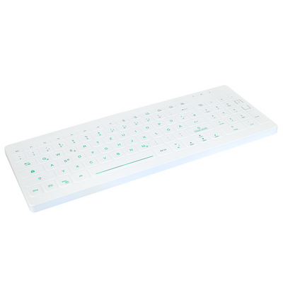 Cherry Sealed Illuminated Keys White German Keyboard for AK-CB7012F-US Compatible with Servers