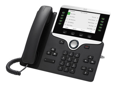 Cisco 8841 IP Phone Black Silver Wired Handset for Business Communication