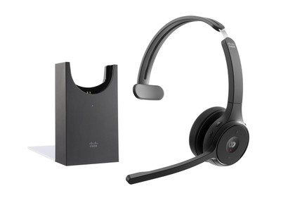 Cisco Wireless Office/Call Center 120g Headset - HS-WL-721-BUNAS-C - Compatible with Cisco phones - Black.
