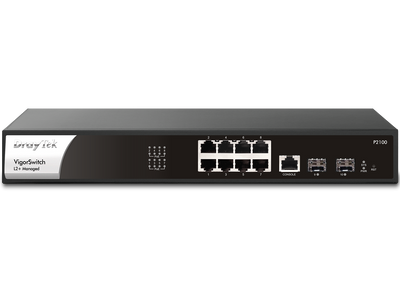 Draytek Vigor Switch P2100 PoE L2+ Gigabit Switch for Data Centers and Offices