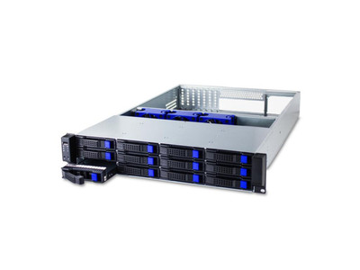 FANTEC SRC-2612X07 Black Silver 3.5 3 Fans 6 Gbit/s HDD Enclosure for ProLiant DL360p Gen8 Servers