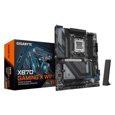 Gigabyte X870 GAMING X WIFI7 ATX Motherboard for AM5 CPUs - Gaming Motherboard Compatible with AM5 CPUs