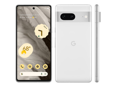 Google Pixel 7 6.3 8GB 128GB 50MP Android 13 White smartphone, GA03933-GB, compatible with Google Pixel 7 accessories