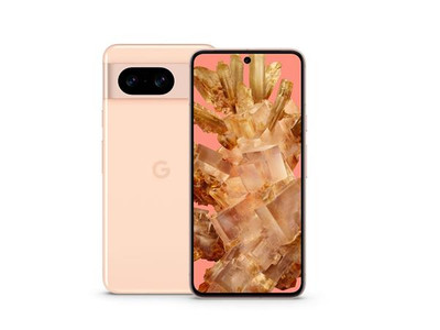 Google Pixel 8a 128GB Porcelain Smartphone - sleek design, 128GB storage, compatible with Google services