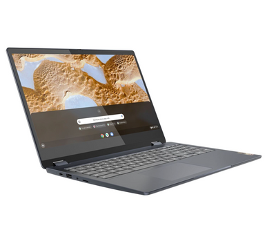 Lenovo IdeaPad Flex 3 Chromebook 82T30011GE convertible laptop in silver - ideal for school or work