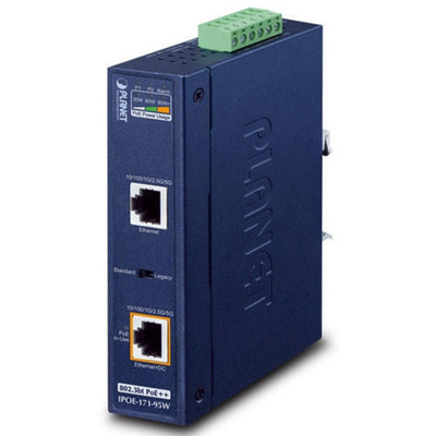 Planet IPOE-171-95W Gigabit Ethernet PoE+ Injector for ProLiant DL360p Gen8 Servers