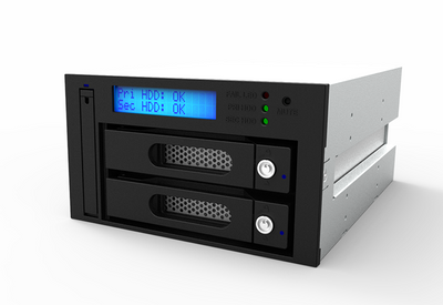 RAIDON iR2623-S3 SATA III 2.5/3.5 inch HDD/SSD Enclosure - Compatible with SATA III drives, versatile storage solution