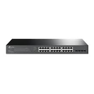 TP-LINK JetStream Gigabit Smart Switch TL-SG2428P for Rackmount, POE+ compatible, 24 ports, ideal for network management