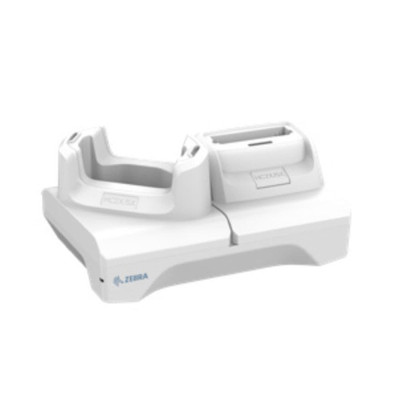 Zebra HC2X/HC5X Healthcare White Single Slot Charge Only Cradle for 1 Device - CRD-HC2L5L-2S1D1B