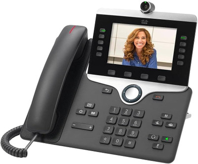CP8845 - Cisco 8845 IP Video Phone, HD display, built-in camera, Bluetooth connectivity